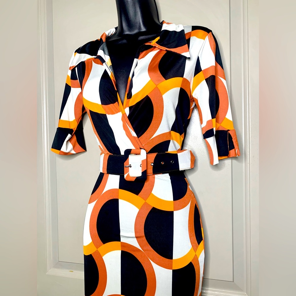 NEW‼️ ‘Groovy Gal’ 70’s Midi Dress - Picture 4 of 7